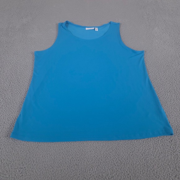 LOT OF 3 Susan Graver Tops Womens 1X Multi Liquid Knit Flutter Sleeve T-Shirt - Picture 8 of 16